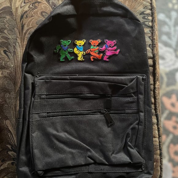 Grateful Dead Dancing Bears Backpack - Picture 1 of 4